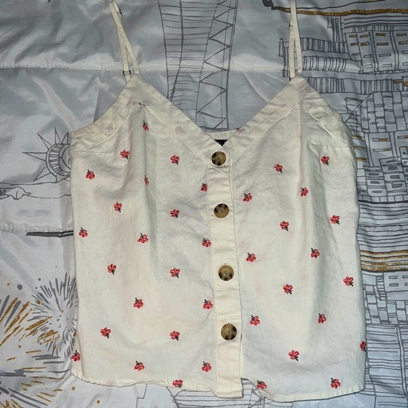ABERCROMBIE FLORAL TANK - Picture 1 of 3